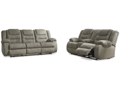 McCade Manual Reclining Sofa and Loveseat Set