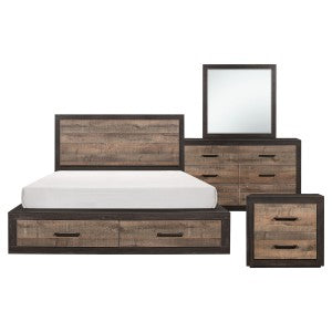 Miter Queen 4pc Bedroom Set