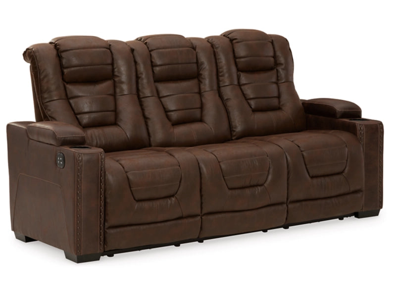 Owner's Box Dual Power Reclining Sofa and Loveseat Set