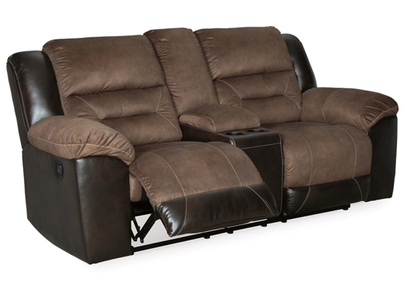 Earhart Manual Reclining Sofa and Loveseat Set