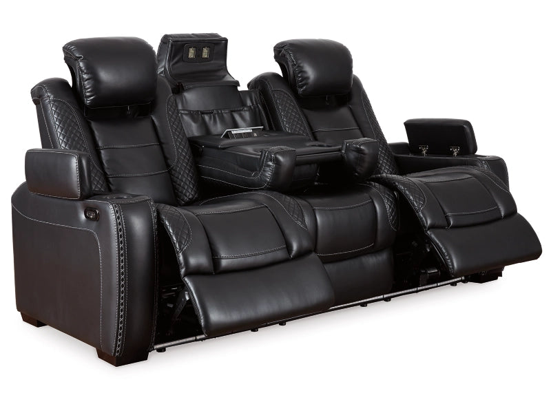 Party Time Dual Power Reclining Sofa and Loveseat Set