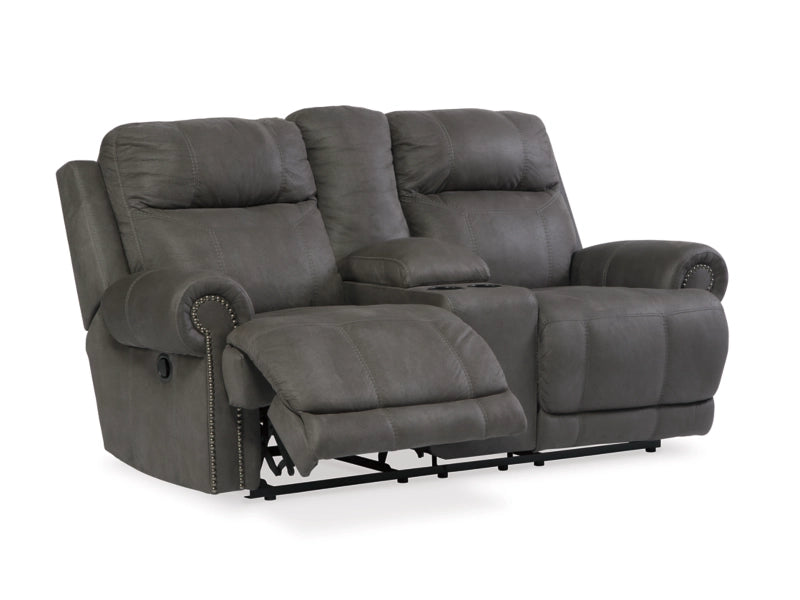 Austere Manual Reclining Sofa and Loveseat Set