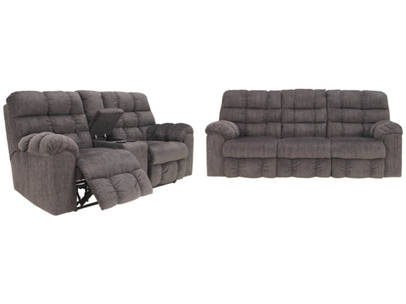 Acieona Manual Reclining Sofa and Loveseat