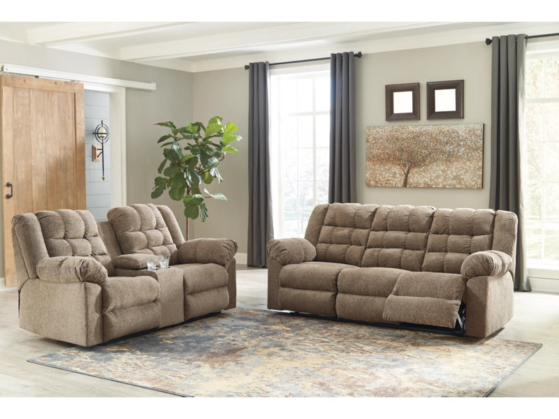 Workhorse Manual Reclining Sofa and Loveseat Set