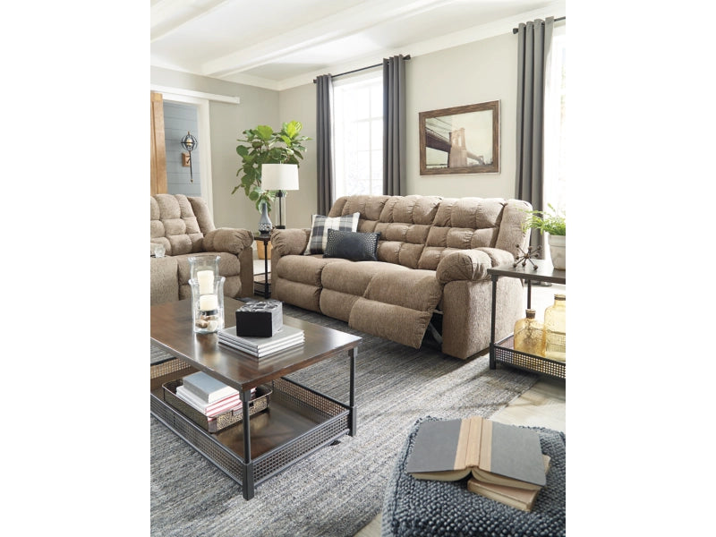 Workhorse Manual Reclining Sofa and Loveseat Set