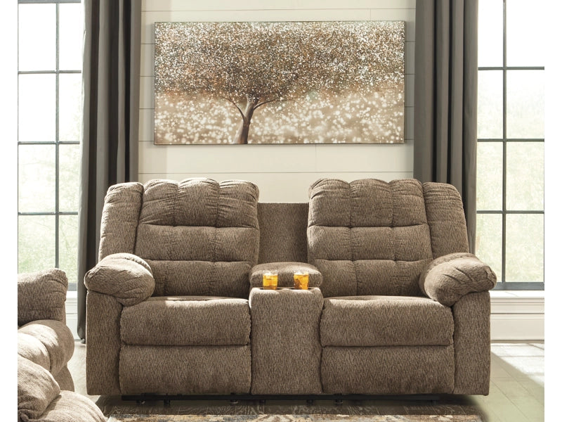 Workhorse Manual Reclining Sofa and Loveseat Set