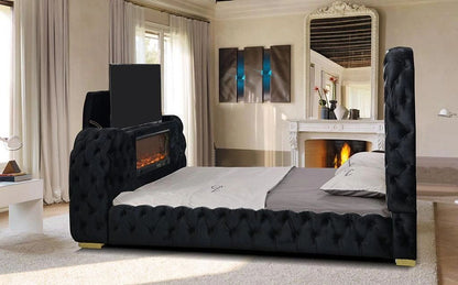 Blaze TV Bed Black