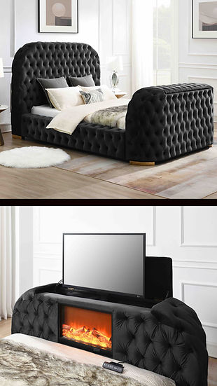 Blaze TV Bed Black