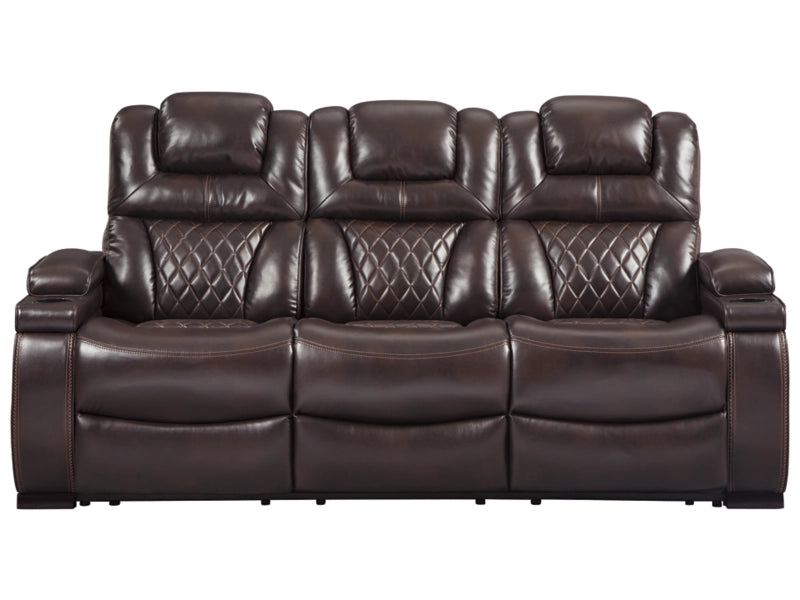 Warnerton Dual Power Reclining Sofa and Loveseat Set