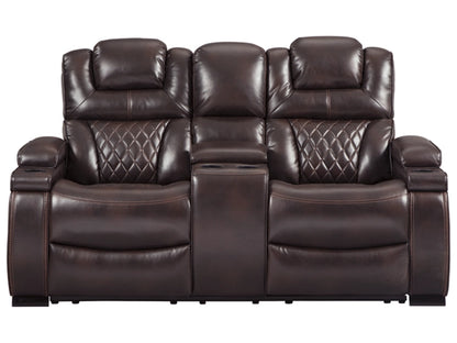 Warnerton Dual Power Reclining Sofa and Loveseat Set