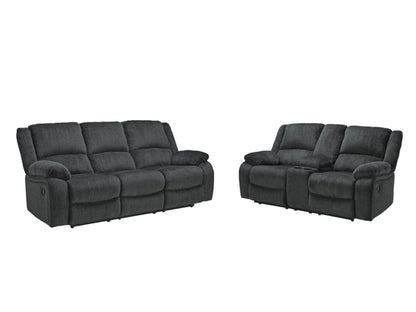 Draycoll Manual Reclining Sofa and Loveseat