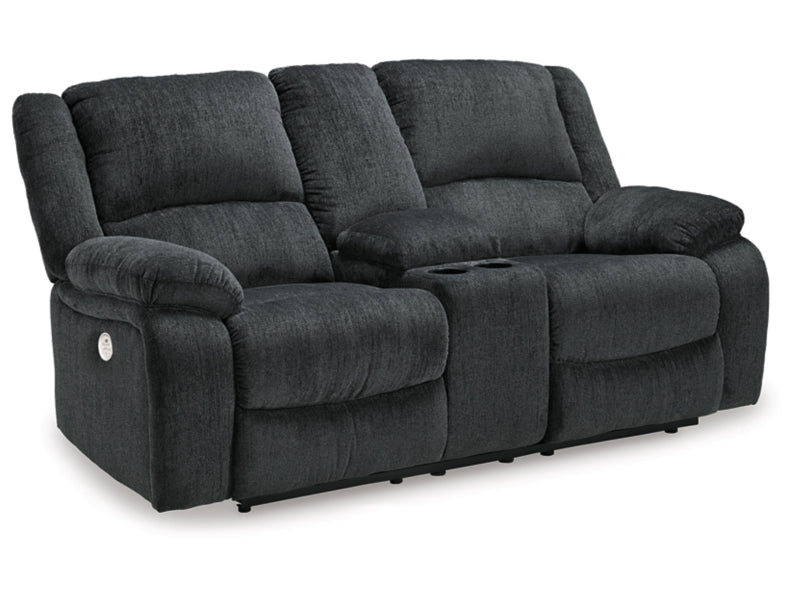 Draycoll Power Reclining Sofa and Loveseat Set