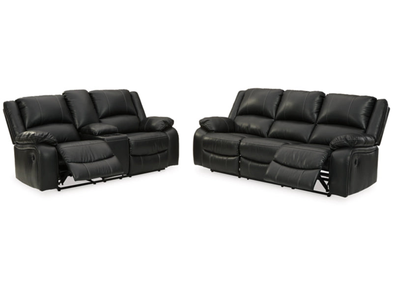 Calderwell Manual Reclining Sofa and Loveseat