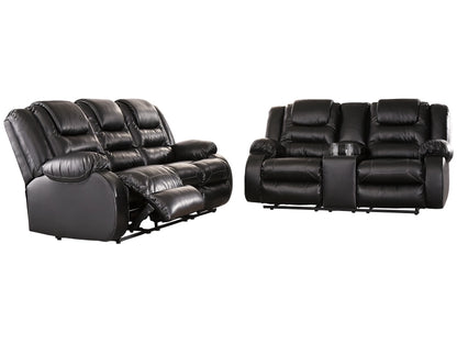 Vacherie Manual Reclining Sofa and Loveseat Set