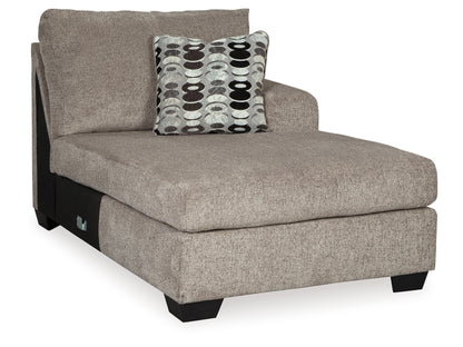 Ballinasloe 3-Piece Sectional with Ottoman