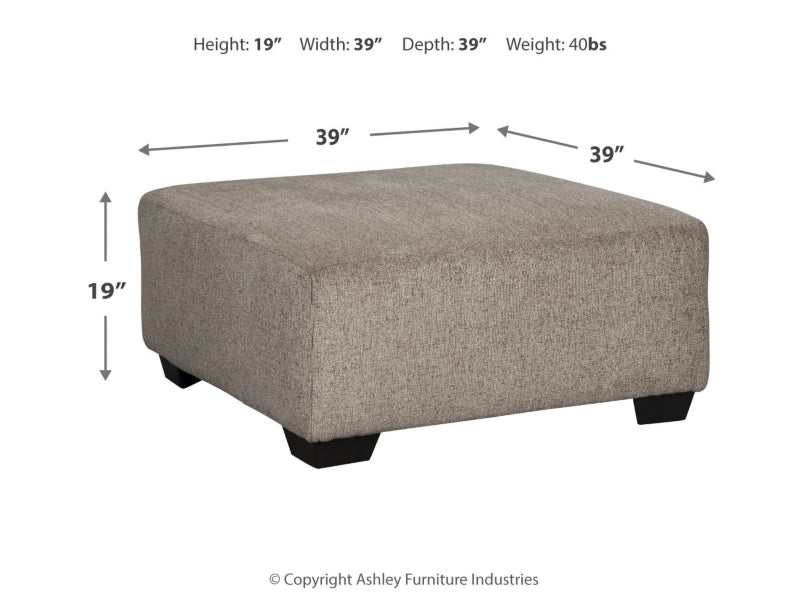 Ballinasloe 3-Piece Sectional with Ottoman