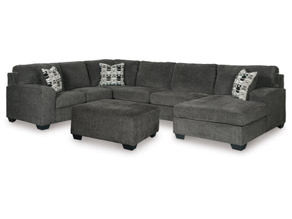 Ballinasloe 3-Piece Sectional with Ottoman