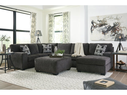 Ballinasloe 3-Piece Sectional with Ottoman