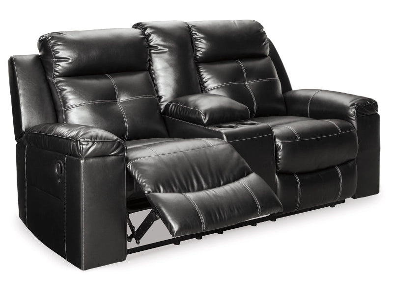 Kempten Manual Reclining Sofa and Loveseat Set