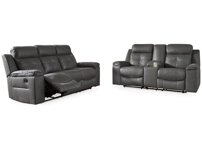 Jesolo Manual Reclining Sofa and Loveseat Set