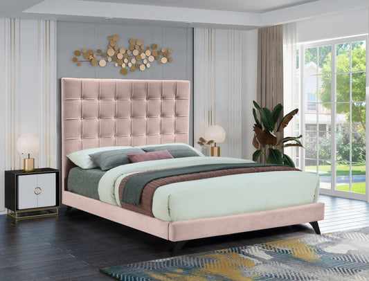 Elly Velvet Pink Bed