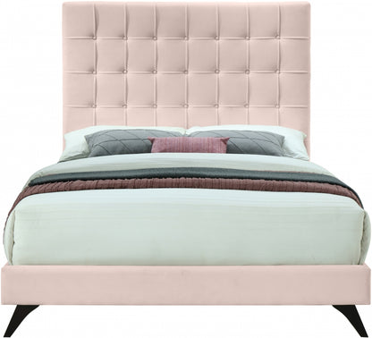 Elly Velvet Pink Bed