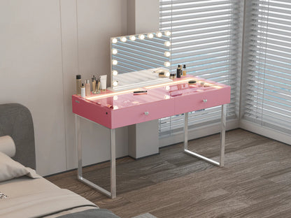 Alice Vanity Desk Pro - 2 Storage Drawers