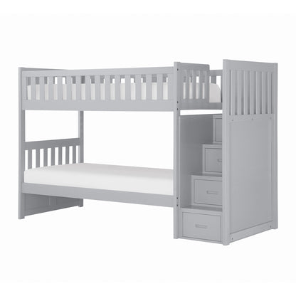 Bunk Bed w/ Stairs - Twin over Twin