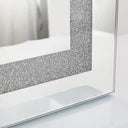 Crystal Vanity Mirror with Bluetooth-Hollywood led strip Music Mirror