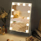 Slim Vanity Mirror with Wireless Charging L - 12 Dimmable LED Bulbs