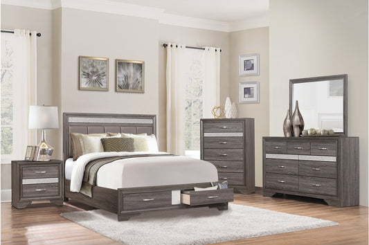 Luster Queen 4pc Bedroom Set